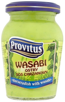 Provitus Horseradish with wasabi 170g