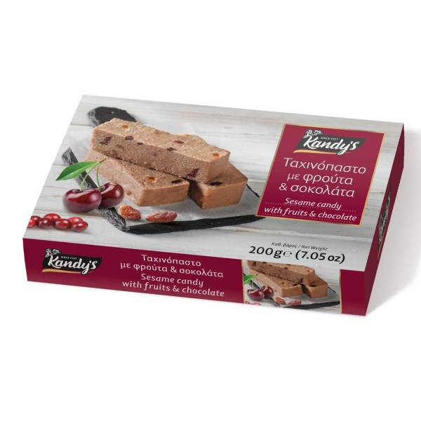 Kandylas Halva with fruits & chocolate 200g