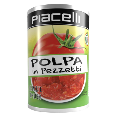 Piacelli Polpa in Pezzetti Chopped Tomatoes 400g