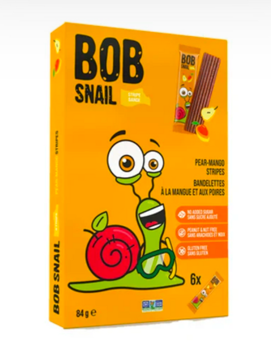Bob Snail Pear Mango Stripes 84g