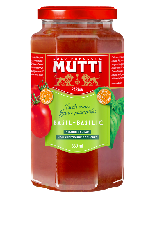 Mutti Basil Pasta Sauce 660ml