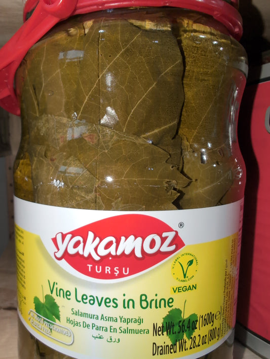 Yakamoz Grape Vine Leaves in Brine 1600g