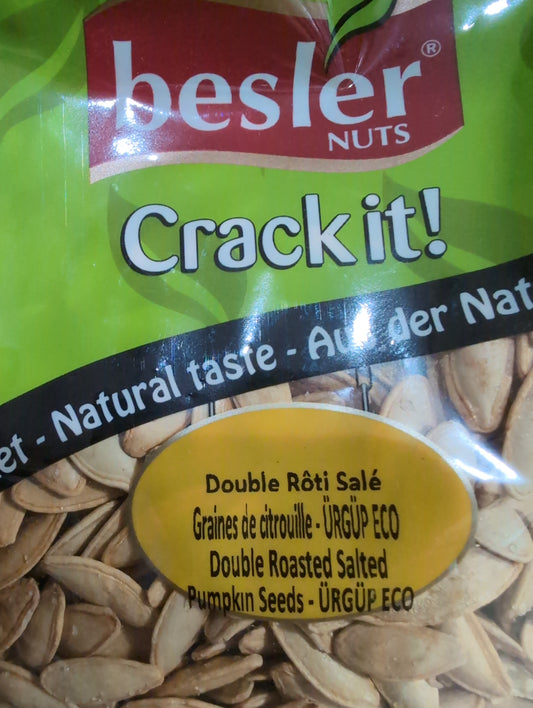 Besler Double Roasted Salted Pumpkin Seeds 200g