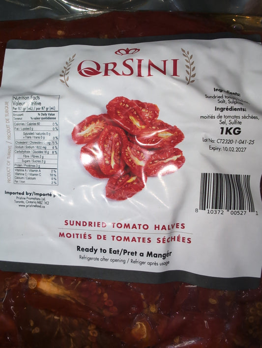 Orsini Sun Dried Tomato Halves 1kg