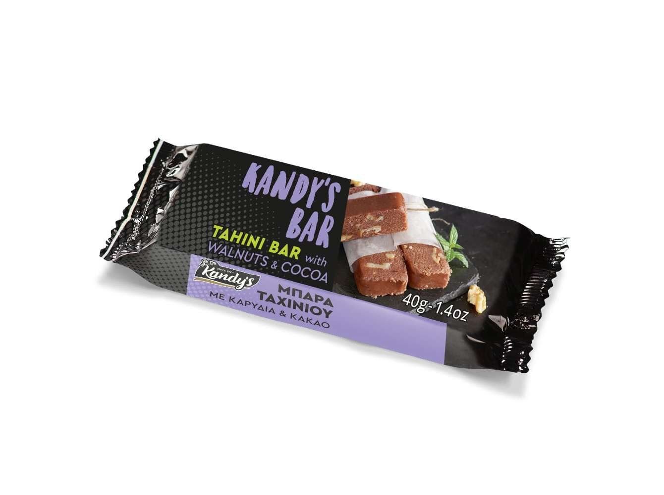 Kandylas Tahini Bar with walnuts & cocoa 40g