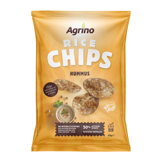 Agrino Greek rice chips Hummus 60g