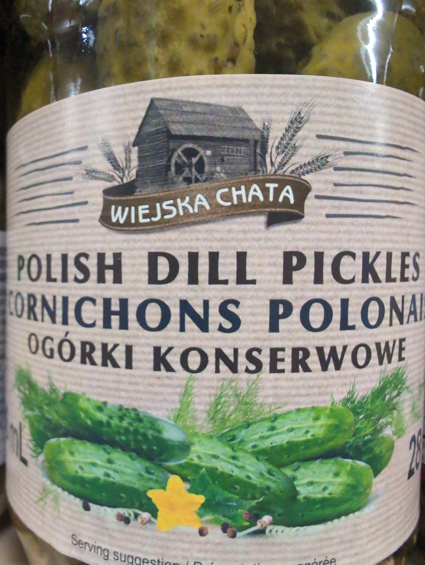 Wiejska Chata Polish Dill Pickles 796ml