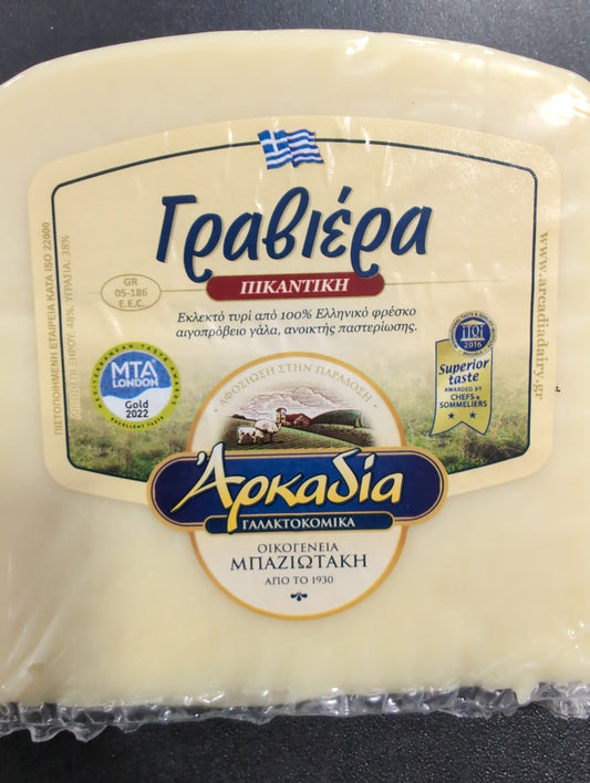 Arcadia Graviera Cheese wedge aged 300g