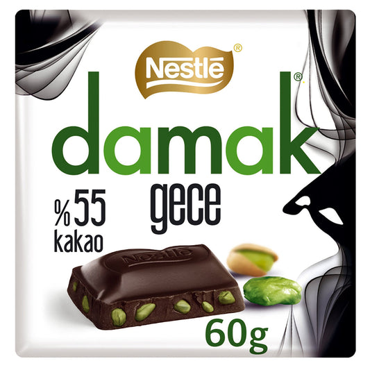 Nestle Damak Dark Chocolate with pistachio 60g