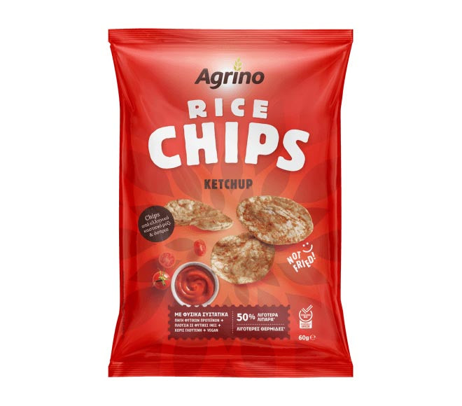 Agrino Greek rice chips Ketchup 60g