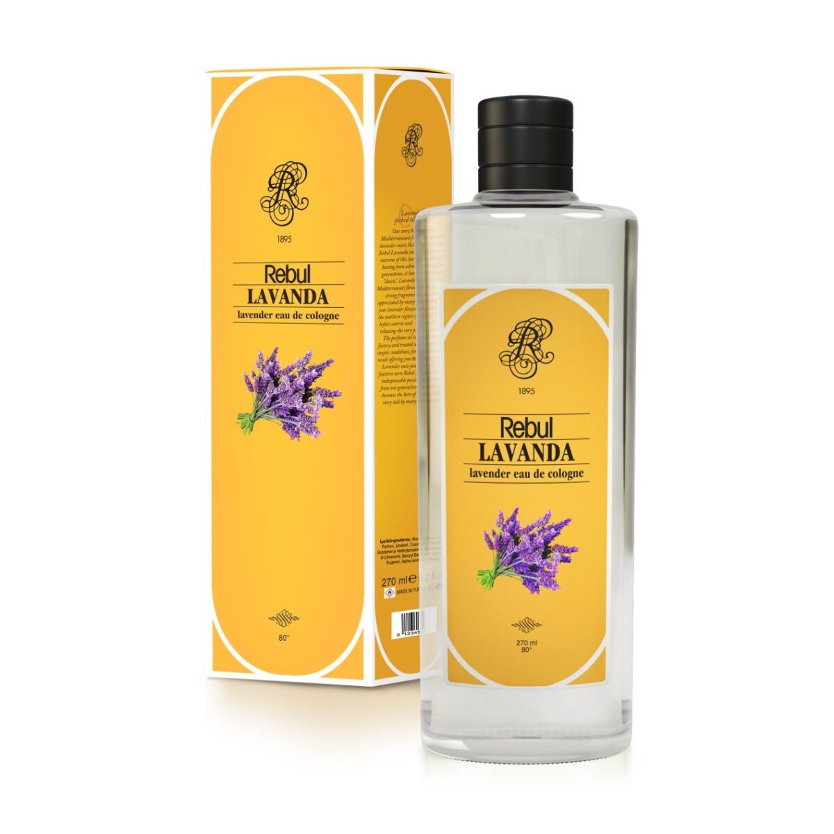 Rebul Cologne Spray Lavanda glass bottle 100ml