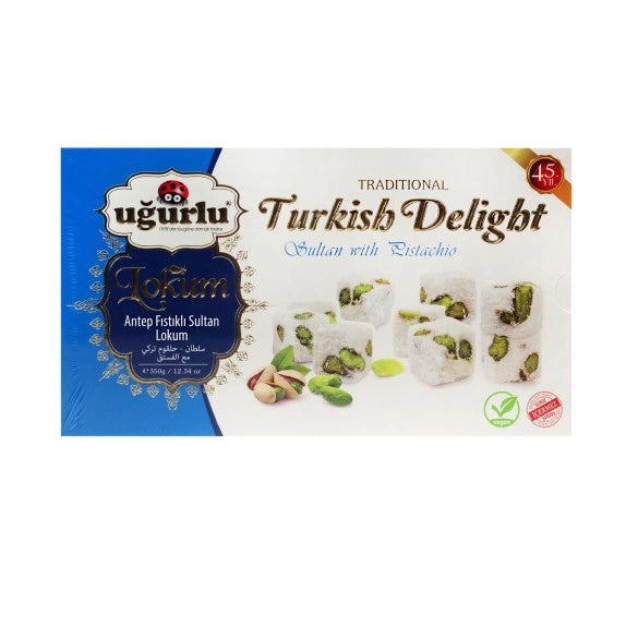 Ugurlu Turkish Delight Sultan with Pistachio 350g