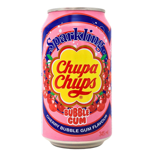 Chupa Chups Sparkling Cherry Buble Gum 345ml