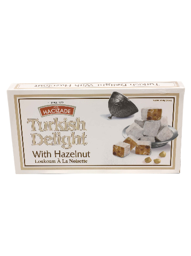 Hacizade Turkish Delight with hazelnut 454g