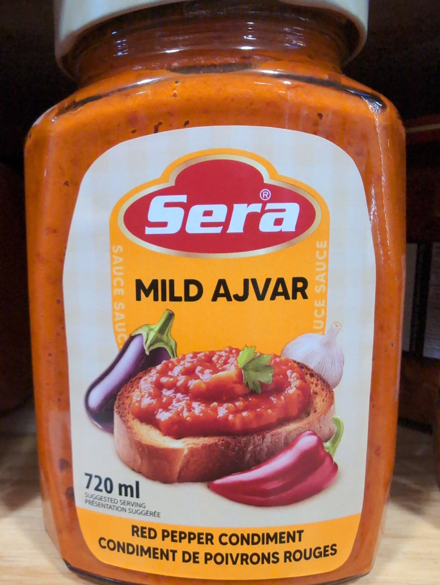 Sera Ajvar mild 720ml