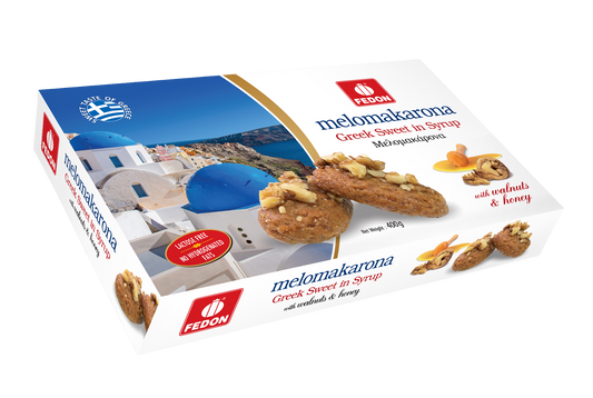 Fedon Melomakarona Greek sweet in syrup 400g