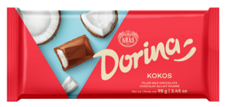 Kras Dorina Chocolate Bar coconut 98g