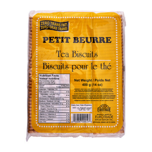 Eurotrade Tea Biscuits Petit Beurre 400g