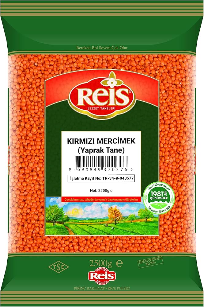 Reis Red Split Lentils 2.5kg