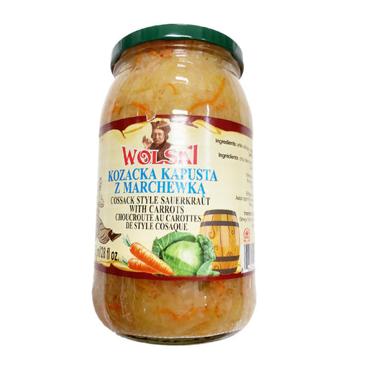 Wolski Cossack Style Sauerkraut with carrots 796ml