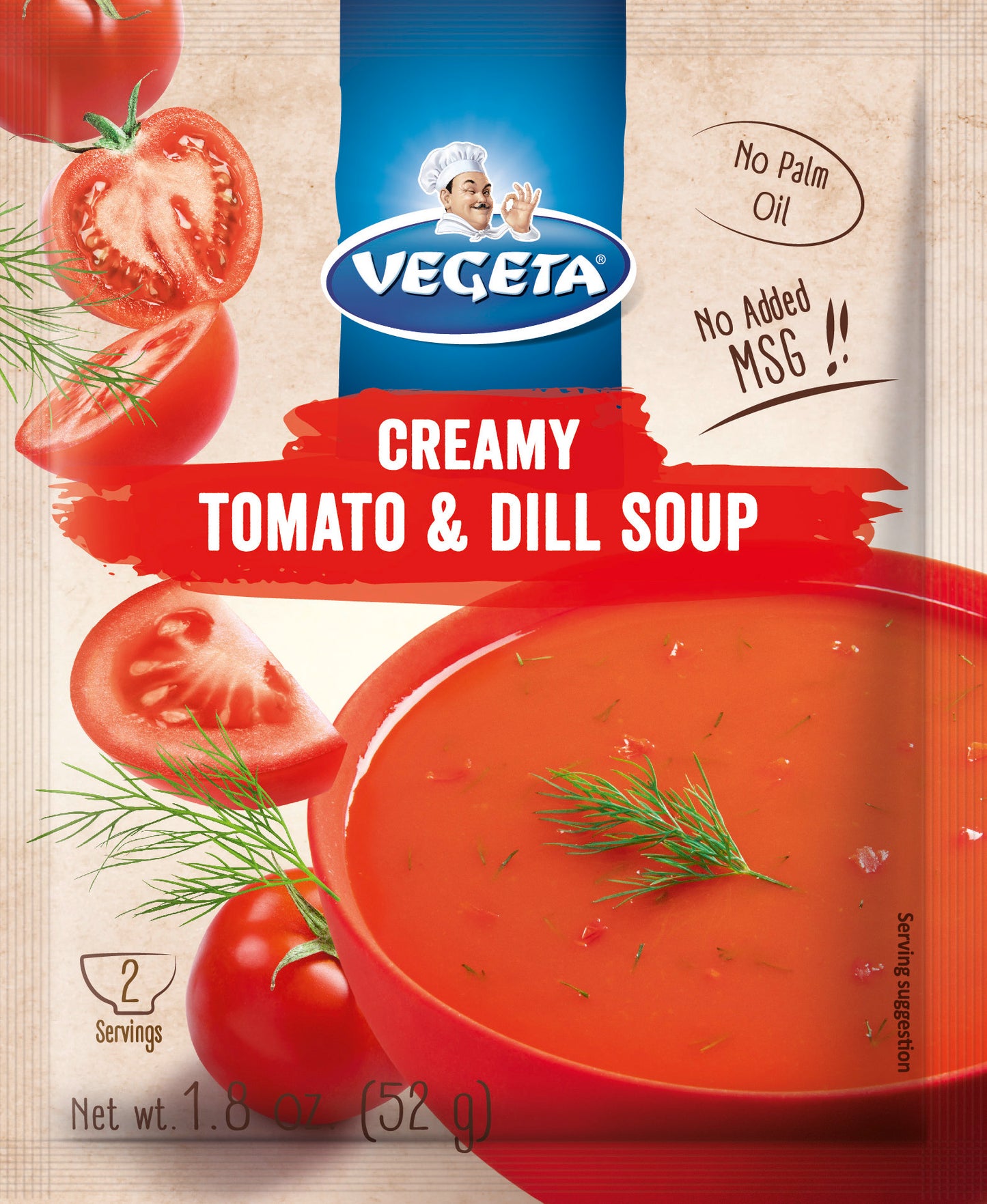 Vegeta Creamy Tomato & Dill Soup 52g