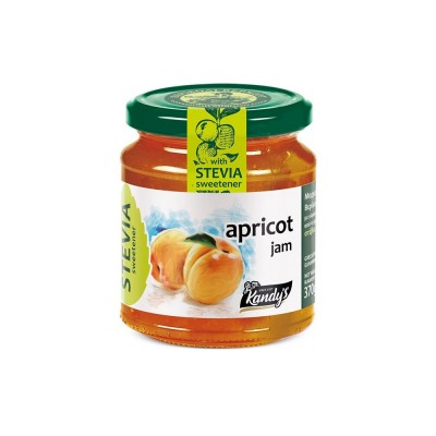 Kandylas Apricot Jam with stevia 370g