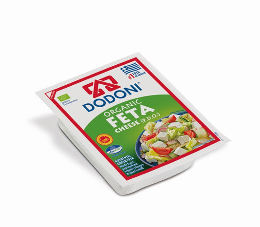 Dodoni Organic Feta Cheese sheep&goat vacpack 150g