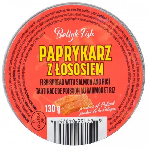 Baltyk Fish fish spread with salmon and rice 130g