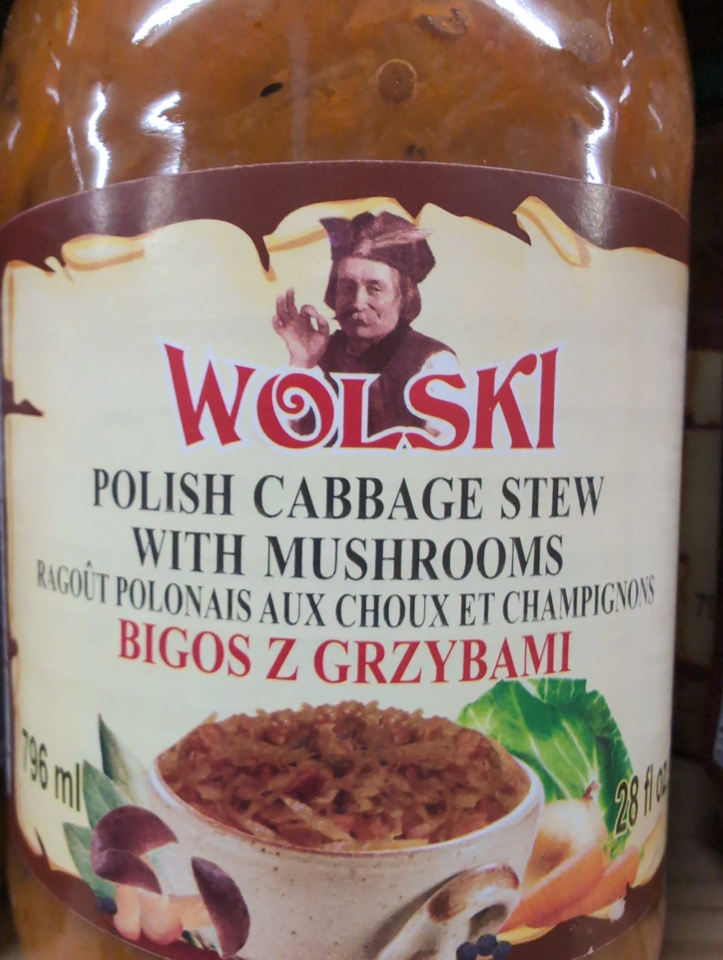 Wolski Polish Cabbage Stew with Mushrooms 796ml