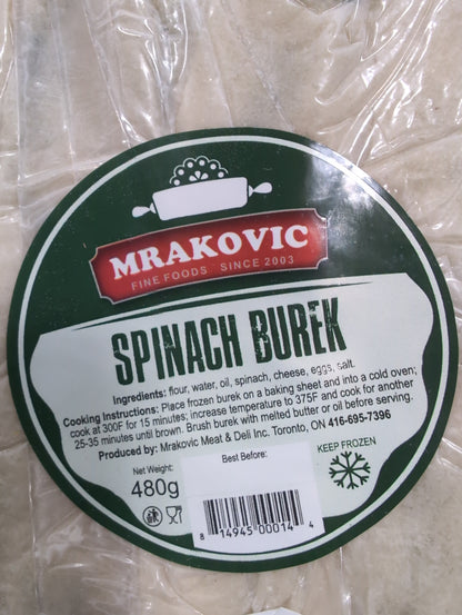 Mrakovic Spinach Burek 480g