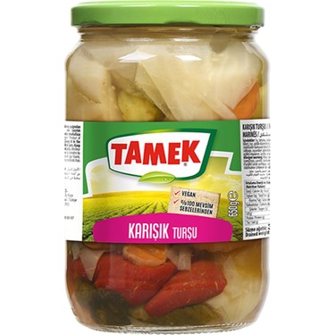 Tamek Mixed Vegetable Pickles 650g
