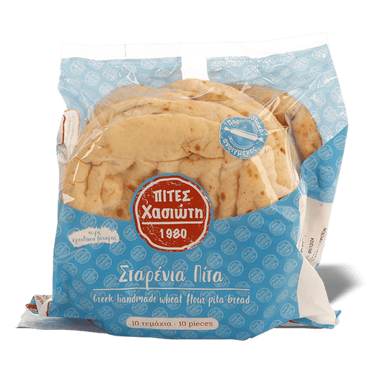 Chasioti Greek Wheat Pita Bread 10 pieces