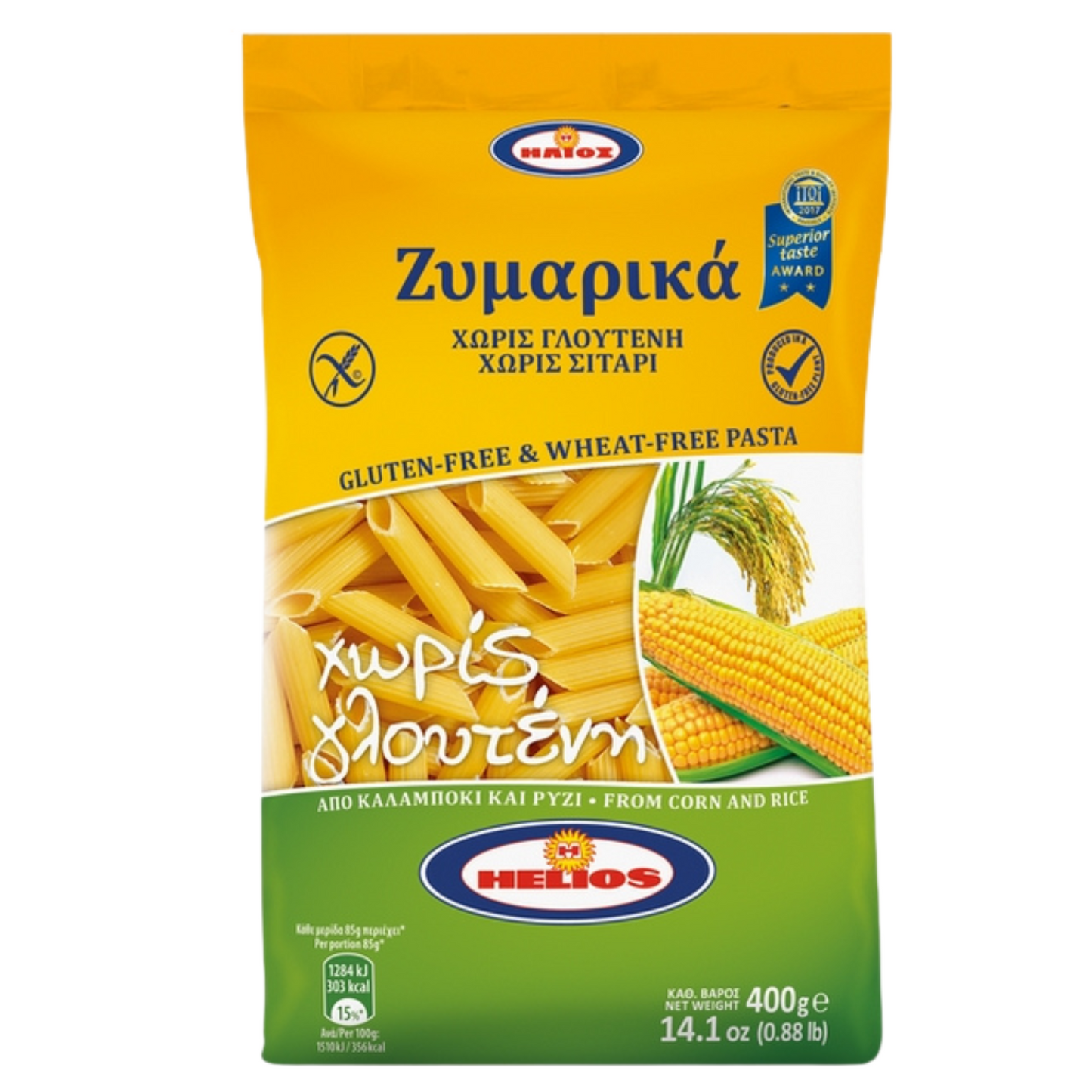 Helios Penne Pasta gluten free 400g