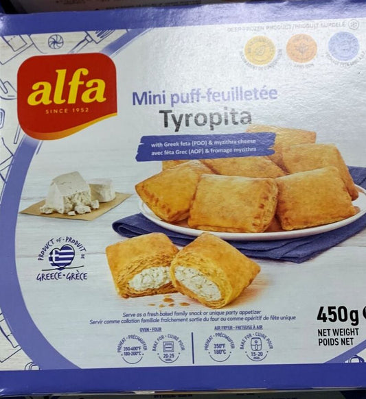 Alfa Mini Puff Tyropita 450g