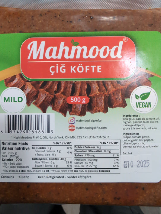 Mahmood Cig Kofta Mild (Vegan kofta)