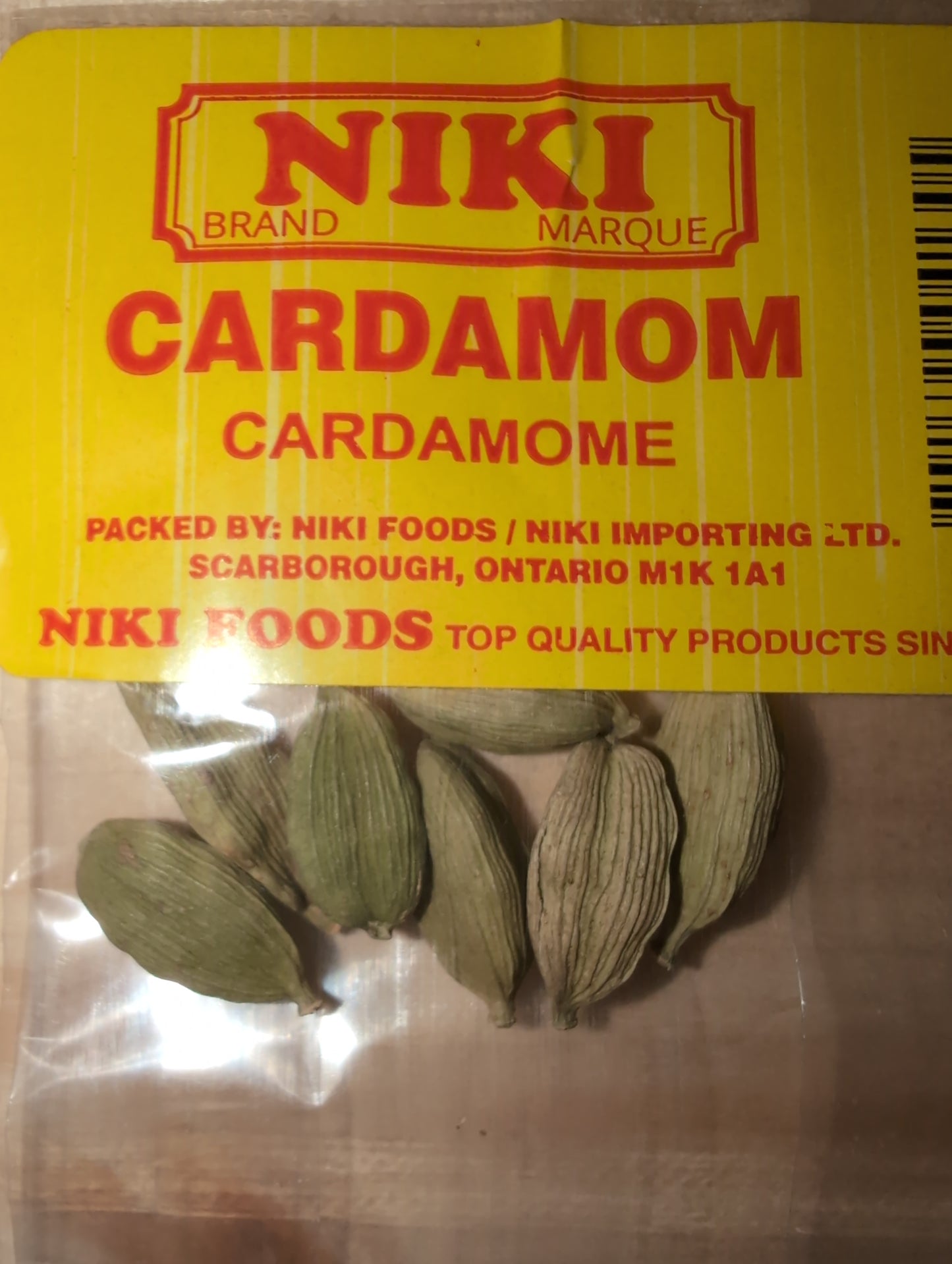 Niki Whole Cardamom 2g