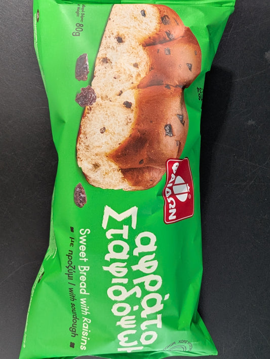 Fedon Greek Brioche Tsoureki with raisins 80g