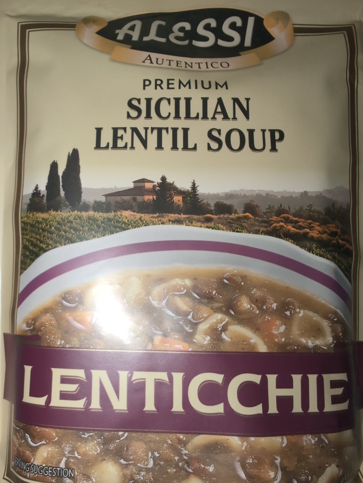 Alessi Sicilian Lentil Soup lenticchie 170g