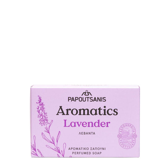 Papoutsanis Aromatics Lavender Perfumed Soap Bar 100g