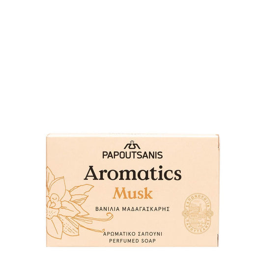 Papoutsanis Musk Perfumed Soap Bar 100g