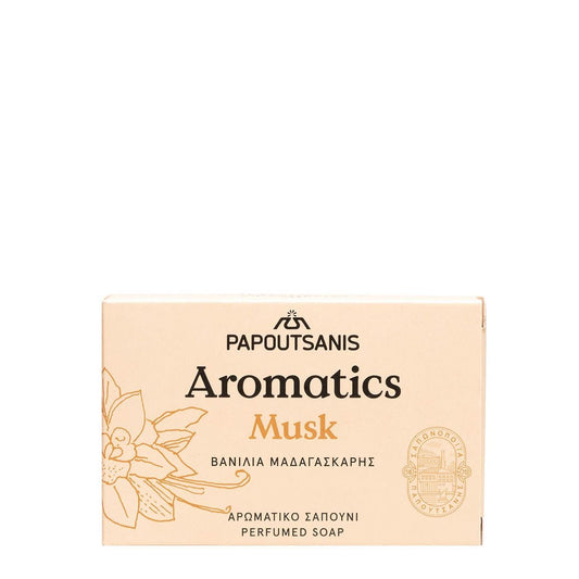 Papoutsanis Aromatics Musk Perfumed Soap Bar 100g