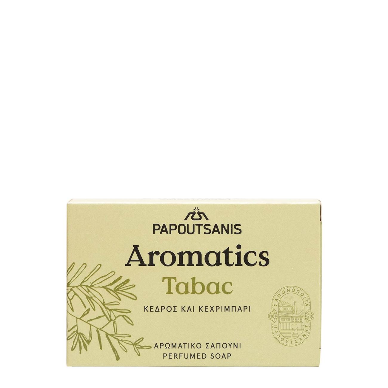 Papoutsanis Aromatics Tabac Perfumed Soap Bar 100g