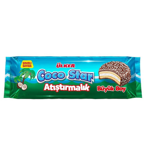 Ulker Cocostar Sandwich Biscuits with marshmallow Large Pack
