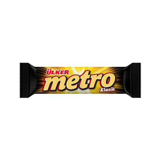 Ulker Metro Milk Chocolate covered caramel bar 36g