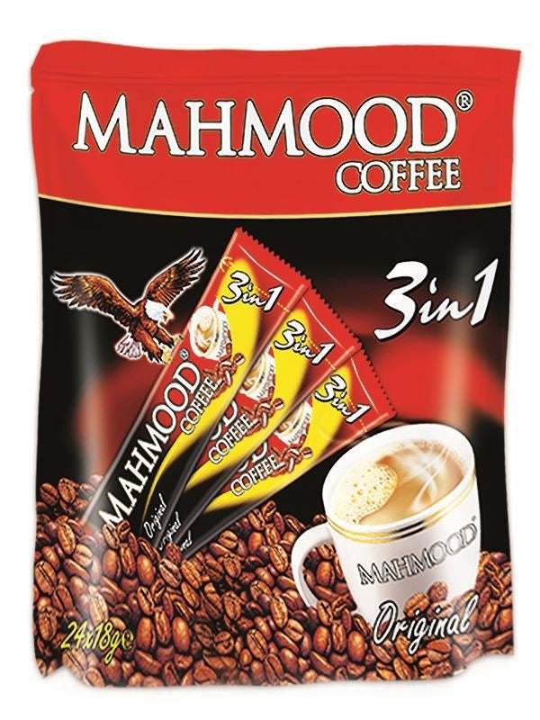 Mahmood Coffee 3in1 Stick Plastic Bag 24x18g