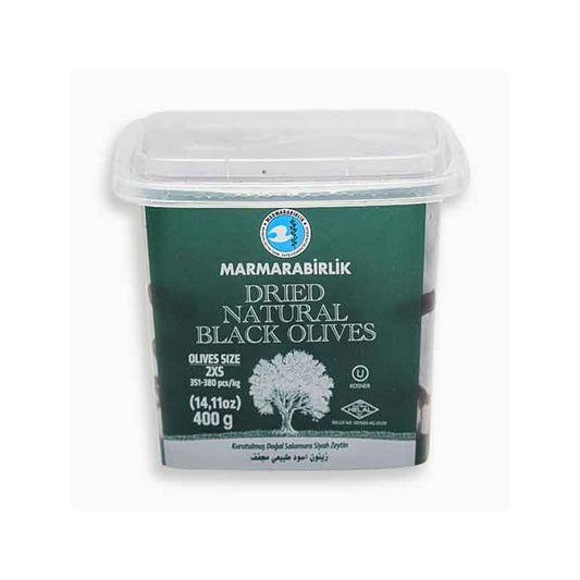 Marmarabirlik Dried Natural Black Olives 2XS 400g