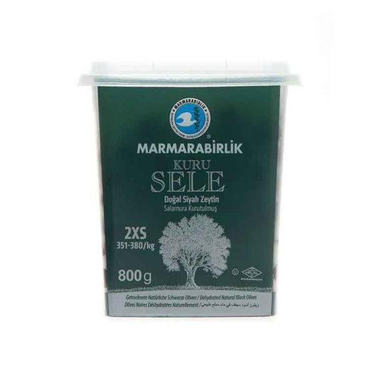 Marmarabirlik Dried Natural Black Olives 2XS 800g