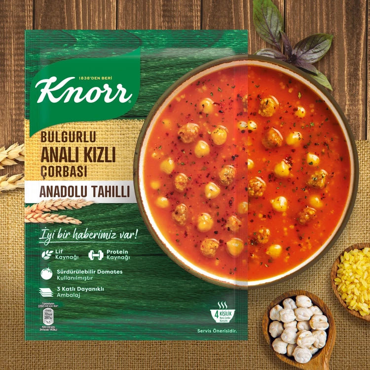 Knorr Anali Kizli (Bulgur Kofta) Soup