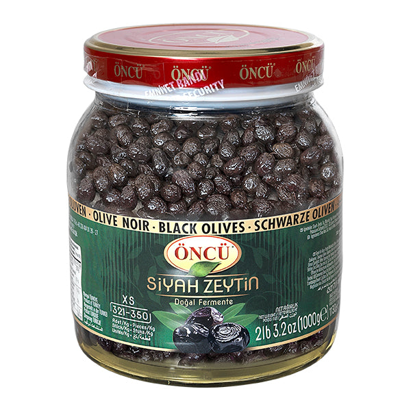 Oncu Natural Black Olives XS 1000g